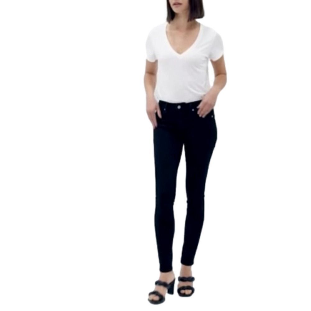 GISELE HIGH RISE SKINNY JEANS BLACK ARROW 26